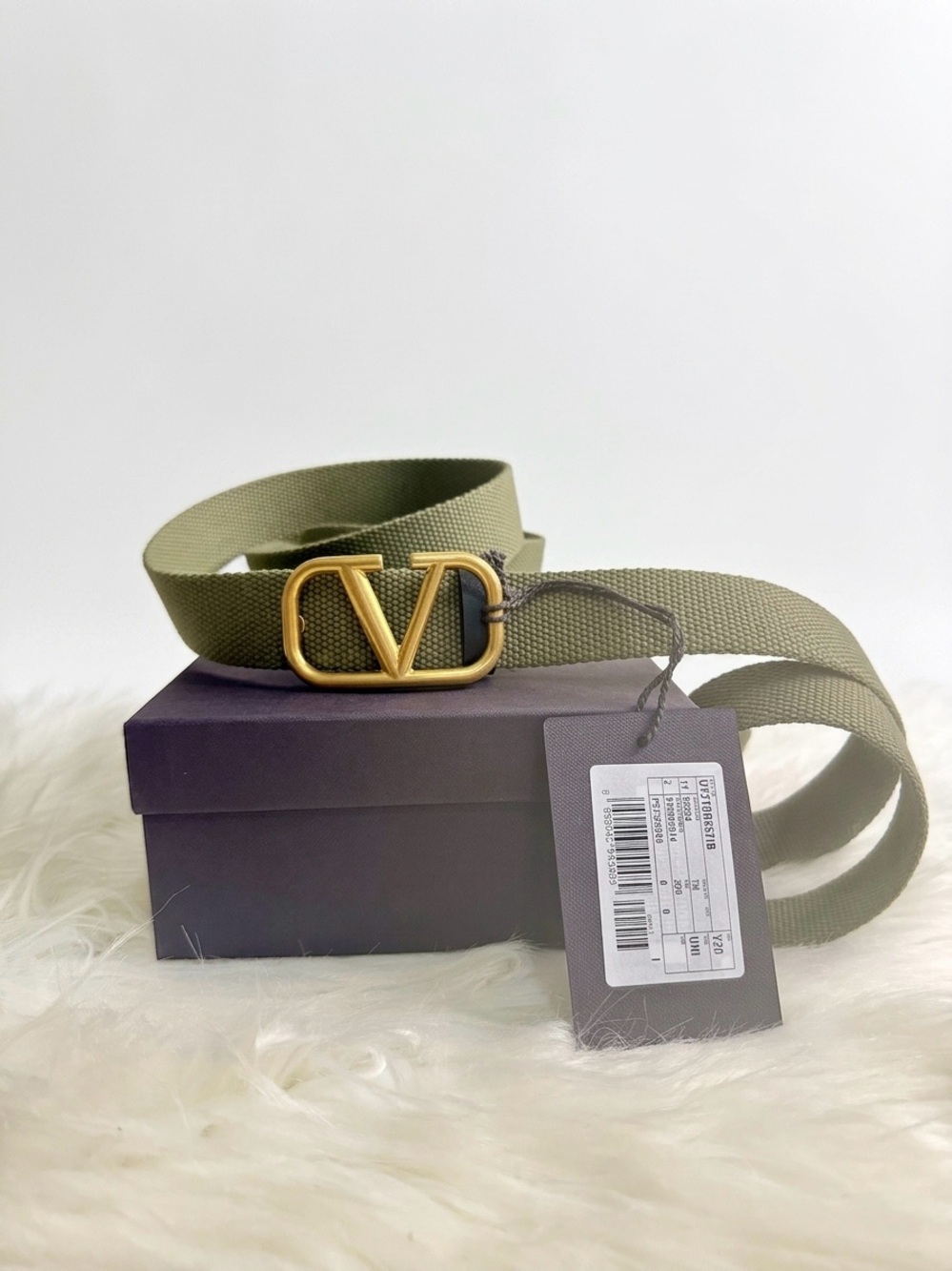 NWT Valentino Garavani Olive Green Belt